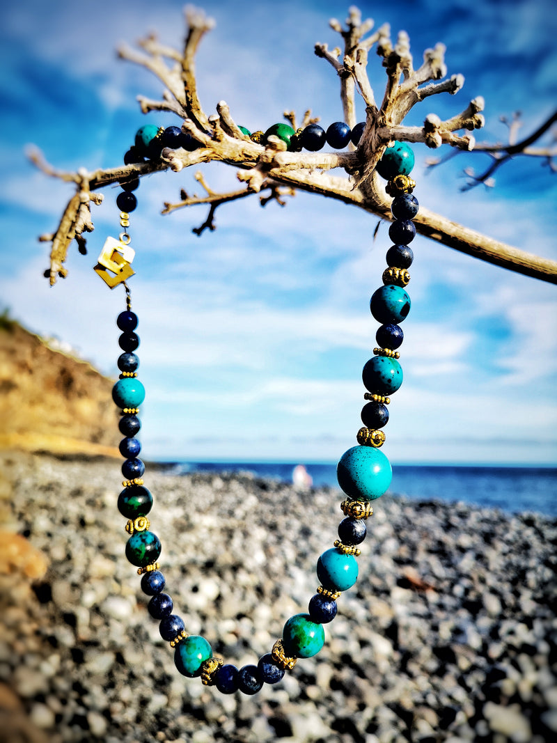 Turquoise and Lapis Lazuli Necklace