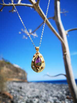 Turmaline Gold Pendant