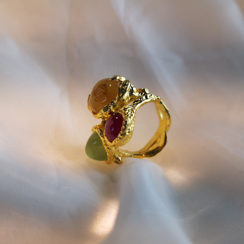 Gemstone Gold Ring
