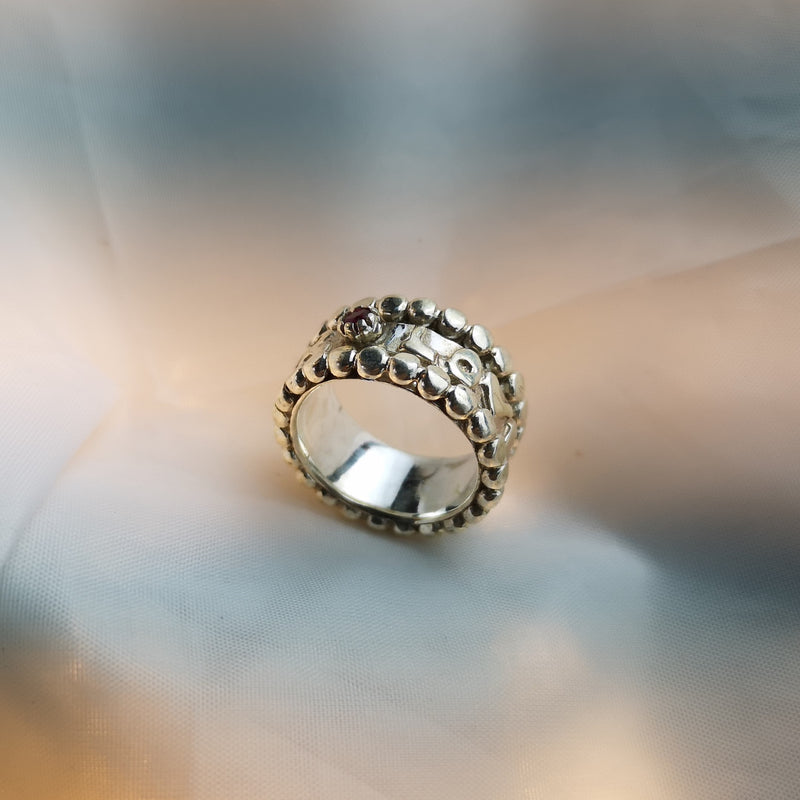 Silver Love Ring